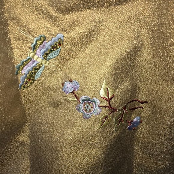 Christian Lacroix Embroidered Rose Gold Full Skirt